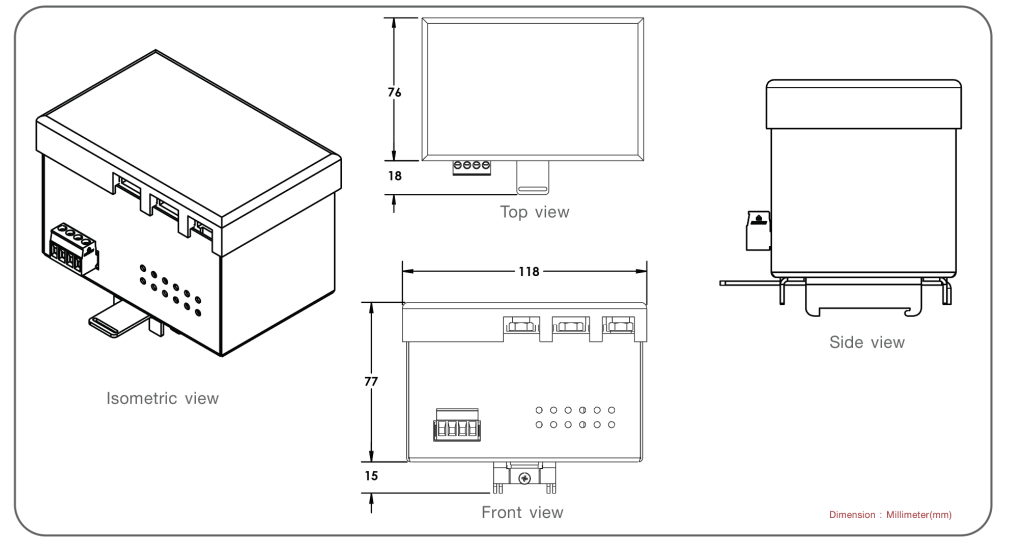 Lighting Power Contactor_Dimension